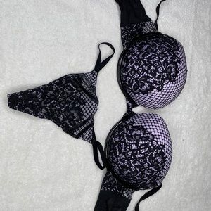 Victoria’s Secret purple sheer thong